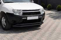 Dacia Duster 2008-2018 Frontschutzbügel ST017 Black (Edelstahl) Foto 1