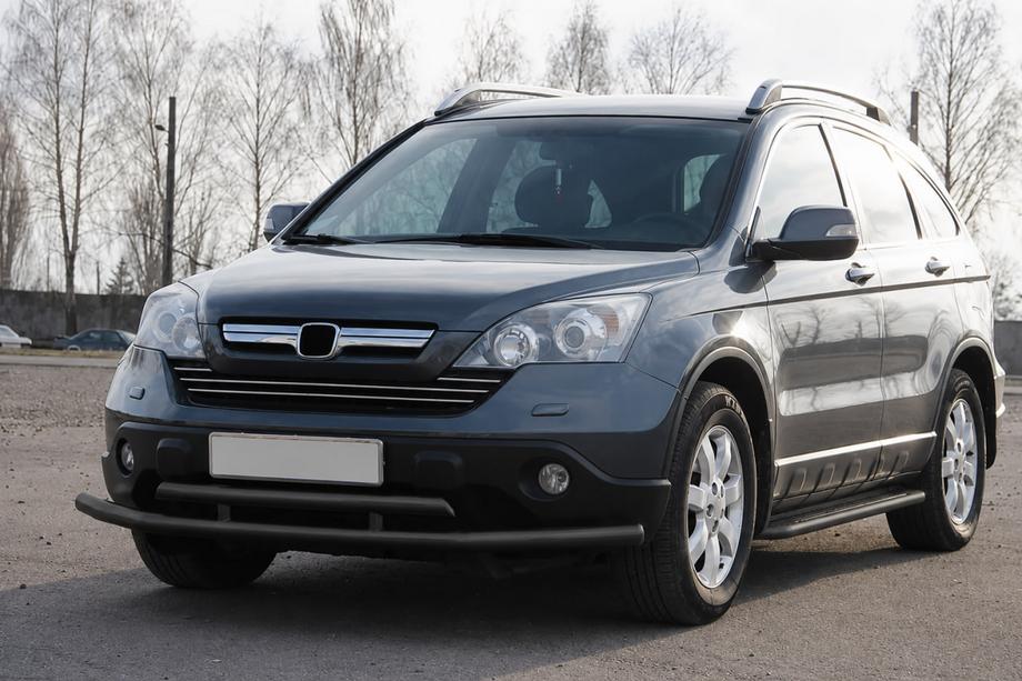 Honda CRV 2007-2011 Frontschutzbügel ST018 Black (Edelstahl) Foto 2