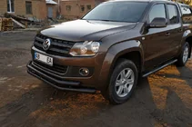 Volkswagen Amarok 2010-2022 Frontbügel ST018-2 Black (Edelstahl) Foto 2
