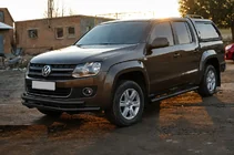 Volkswagen Amarok 2010-2022 Frontbügel ST018-2 Black (Edelstahl) Foto 3