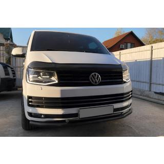 Doppelter Frontschutzbügel ST011 Black (Edelstahl) Volkswagen T6 2015-2024 Foto 1