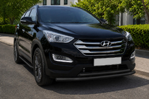 Hyundai Santa Fe 3 2012-2018 Frontschutzbügel ST014 Black (Edelstahl) Foto 1