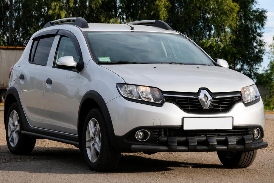 Dacia Sandero 2013-2020 Frontschutzbügel ST015 Black (Edelstahl) Foto 3
