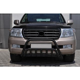 Frontbügel WT002 Schwarz (Edelstahl) Toyota Land Cruiser 200 2007-2021 Foto 1