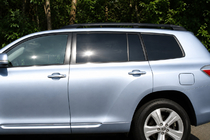 Toyota Highlander 2008-2013 Dachreling schwarz OEM (Aluminium) Foto 1
