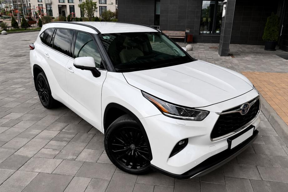 Toyota Highlander 2019- Dachreling schwarz OEM (ABS-Kunststoff) Image