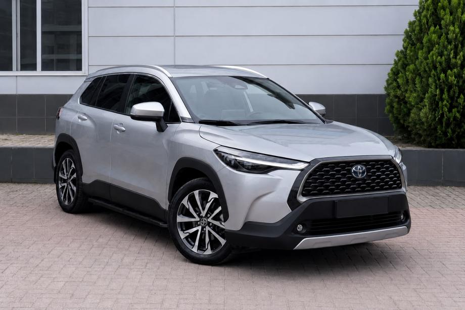 Toyota Corolla Cross 2020- Integrierte OEM Dachreling grau (Aluminium) Foto 1