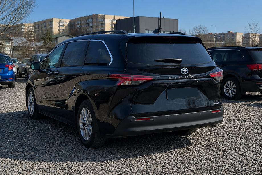 Toyota Sienna 2020- Integrierte Dachreling schwarz OEM (Aluminium) Foto 2