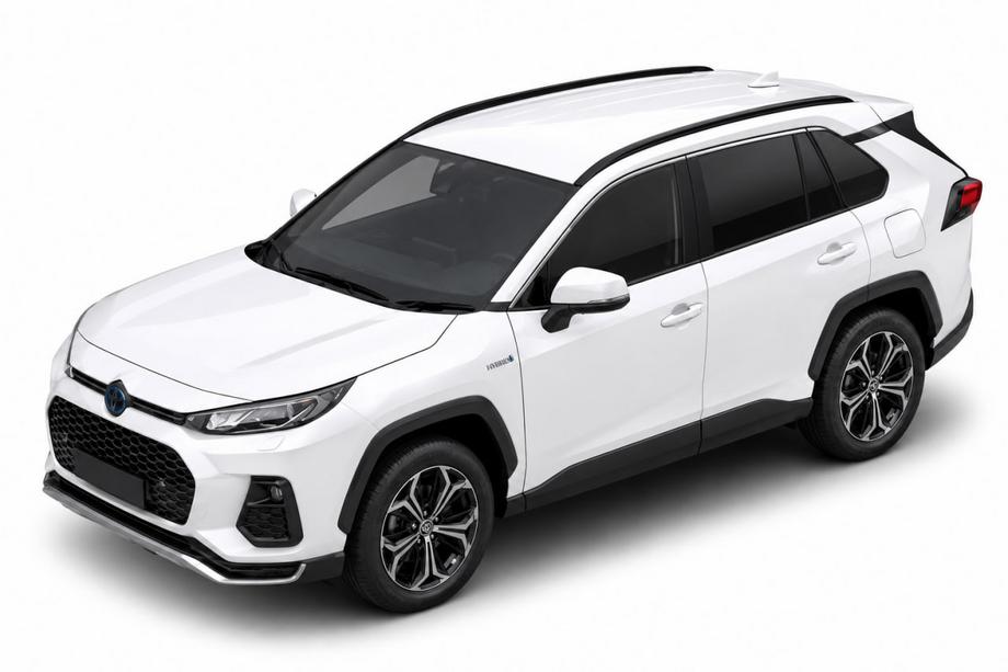 Toyota Raize 2019– Integrierte Dachreling schwarz OEM (Aluminium, Klebemontage) Foto 1