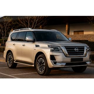 Dachreling grau (Aluminium) Nissan Patrol Y62 2010-2024