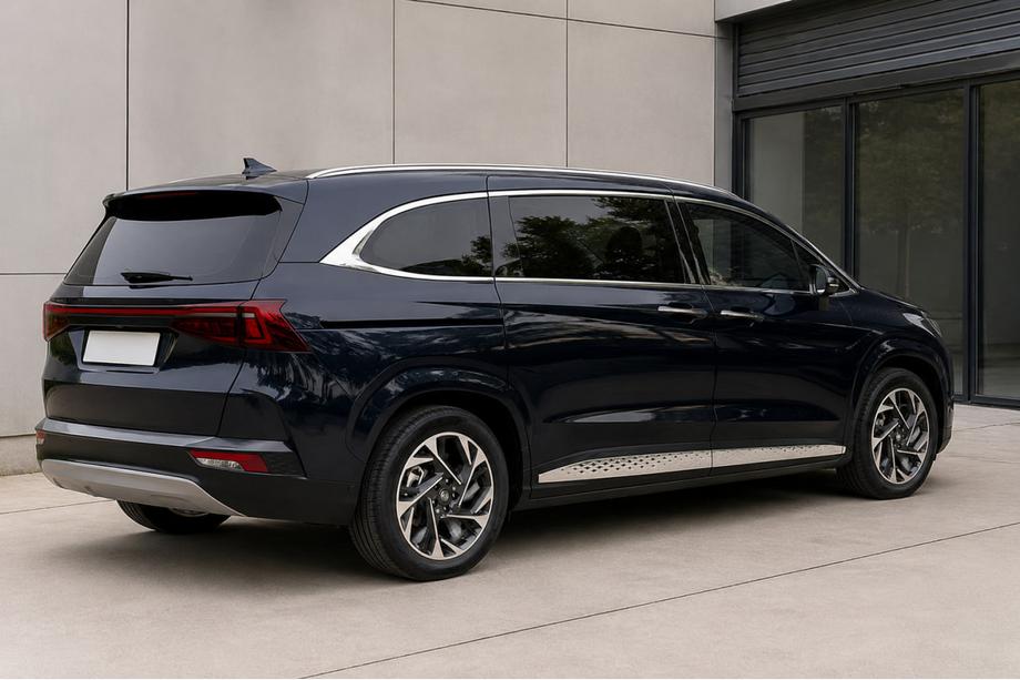 Hyundai Custo 2021– Integrierte Dachreling grau OEM (ABS-Kunststoff, Klebemontage) Foto 2