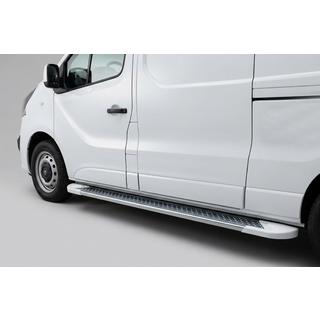 Seitenschweller Allmond White (2 Stk., Aluminium) Renault Trafic 2001–2015
