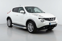 Nissan Juke 2010-2019 Seitenschweller Allmond White (2 Stk., Aluminium) Foto 1