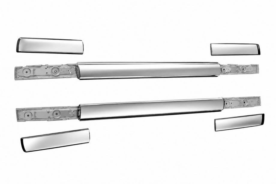 Isuzu D-Max 2019- Dachreling grau OEM (Aluminium) Image