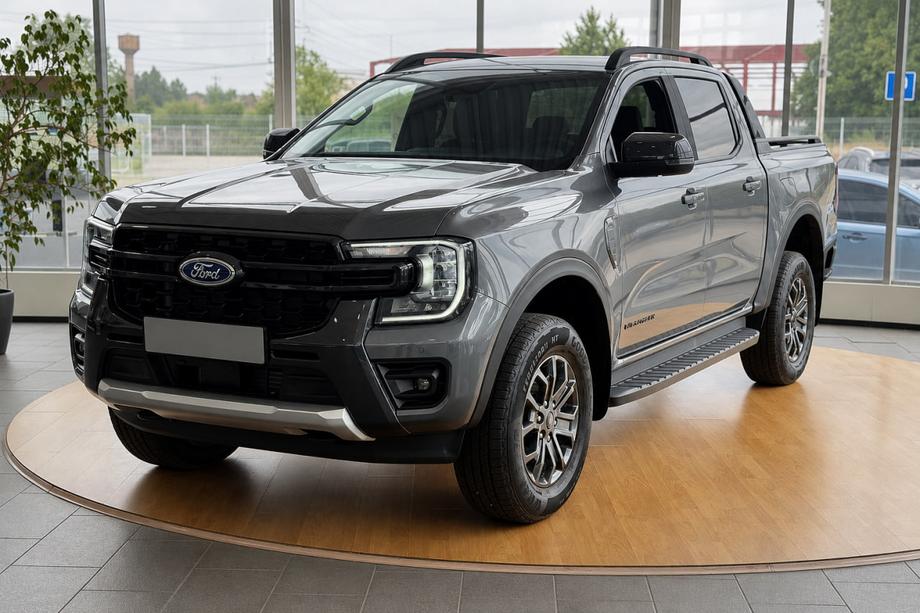 Ford Ranger 2022- Dachreling schwarz OEM (Aluminium) Image