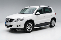 Volkswagen Tiguan 2007-2016 Seitenschweller Allmond White (2 Stk., Aluminium) Foto 1