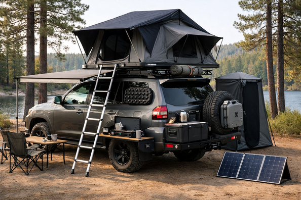 Was Sie fürs Wochenend-Camping ans Auto montieren Foto 1
