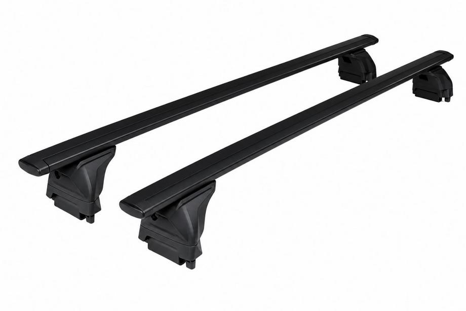Jeep Wrangler 2018- Dachträger-Querträger schwarz OEM (abschließbar, Aluminium) Foto 1