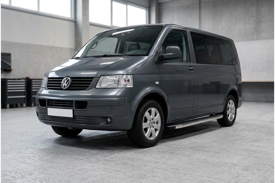 Volkswagen T5 Transporter 2003-2010 Trittbretter BlackLine (2 Stk, Aluminium) Foto 3