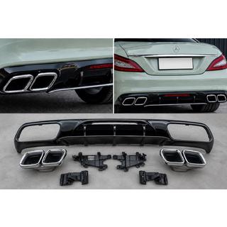 Heckdiffusor mit Chrom-Endrohren (2015-2018, GT63 Design) Foto 1