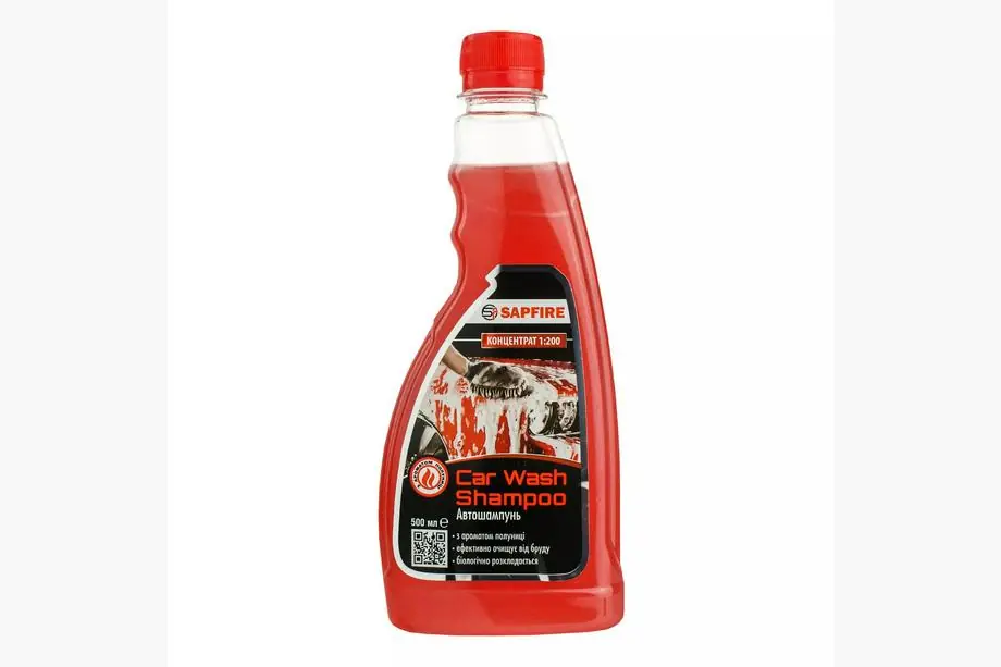 Autoshampoo mit Erdbeerduft 500 ml SAPFIRE Image