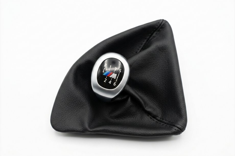BMW 1 Series E81/E82/E87/E88 2004-2011 Schaltsack + Schaltknauf OEM V2 (Kunstleder) Foto 1