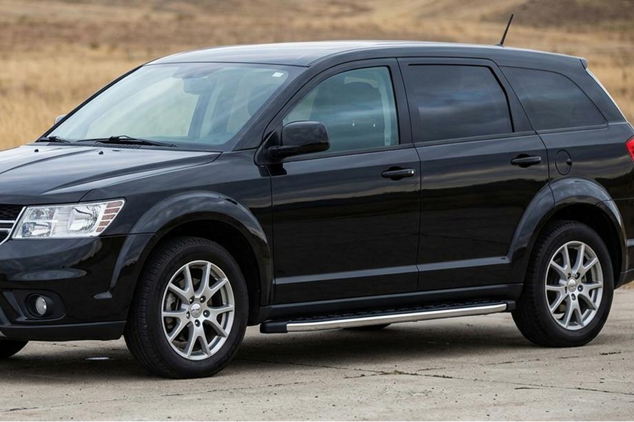 Fiat Freemont 2011-2016 Trittbretter BlackLine (2 Stk, Aluminium) Image