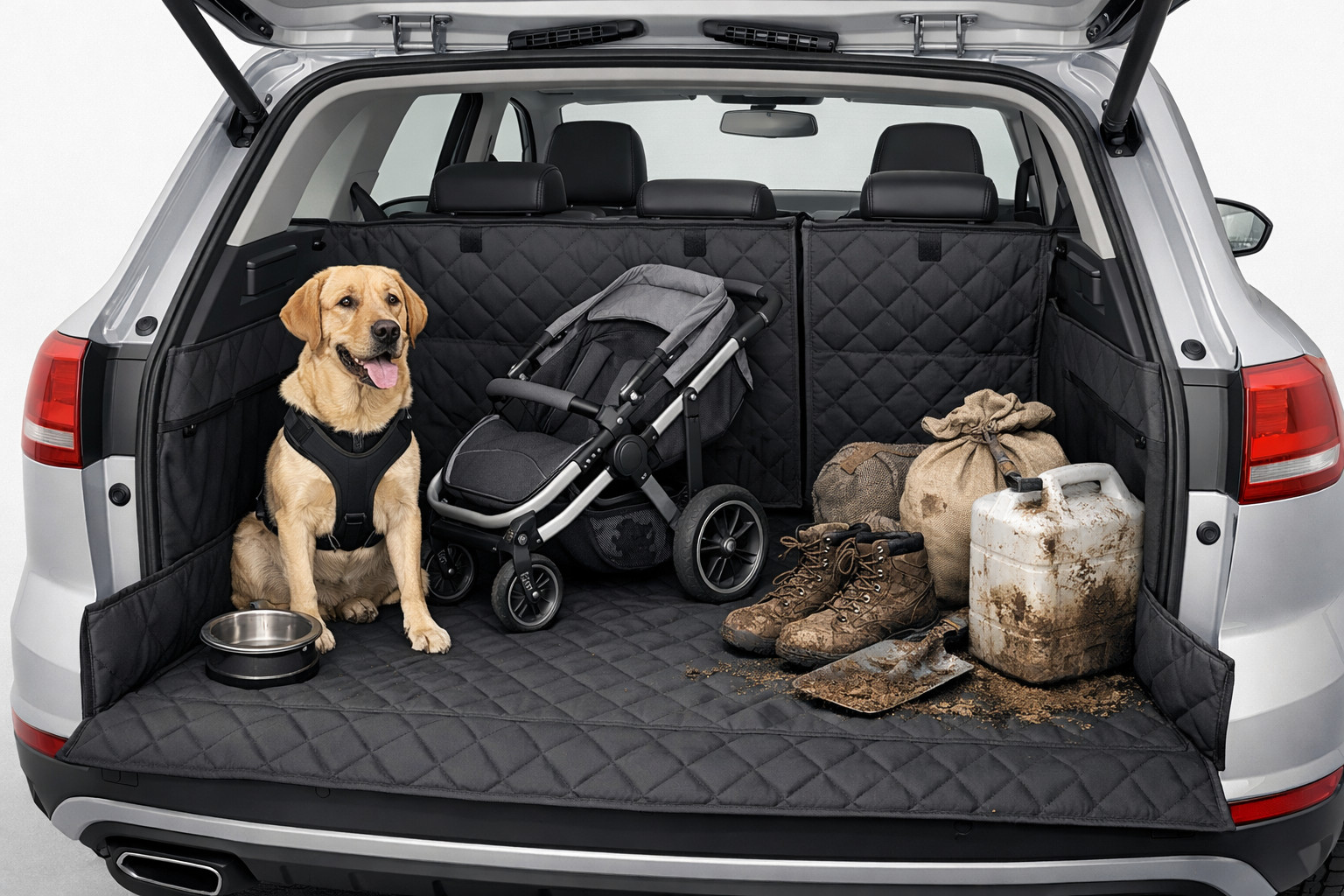 Kofferraummatte für Hund, Kinderwagen und schmutzige Ladung: Welche wählen?