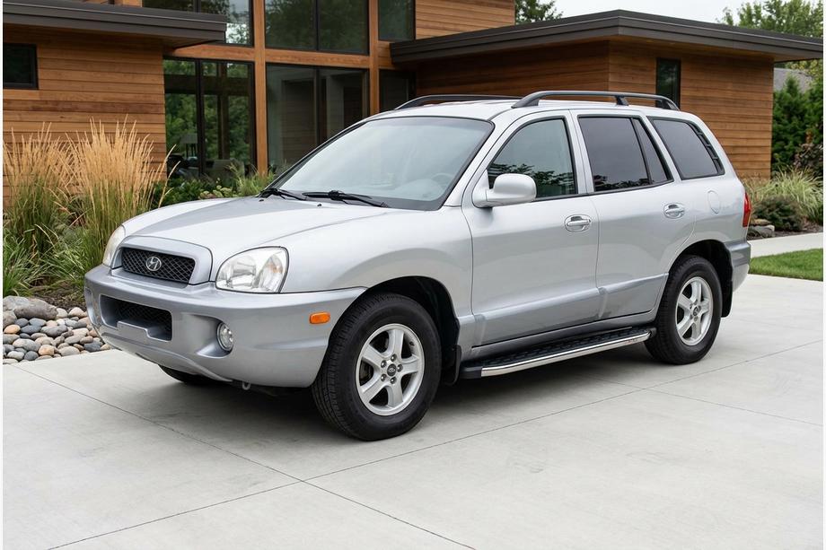 Hyundai Santa Fe 1 2000-2006 Trittbretter BlackLine (2 Stk, Aluminium) Image