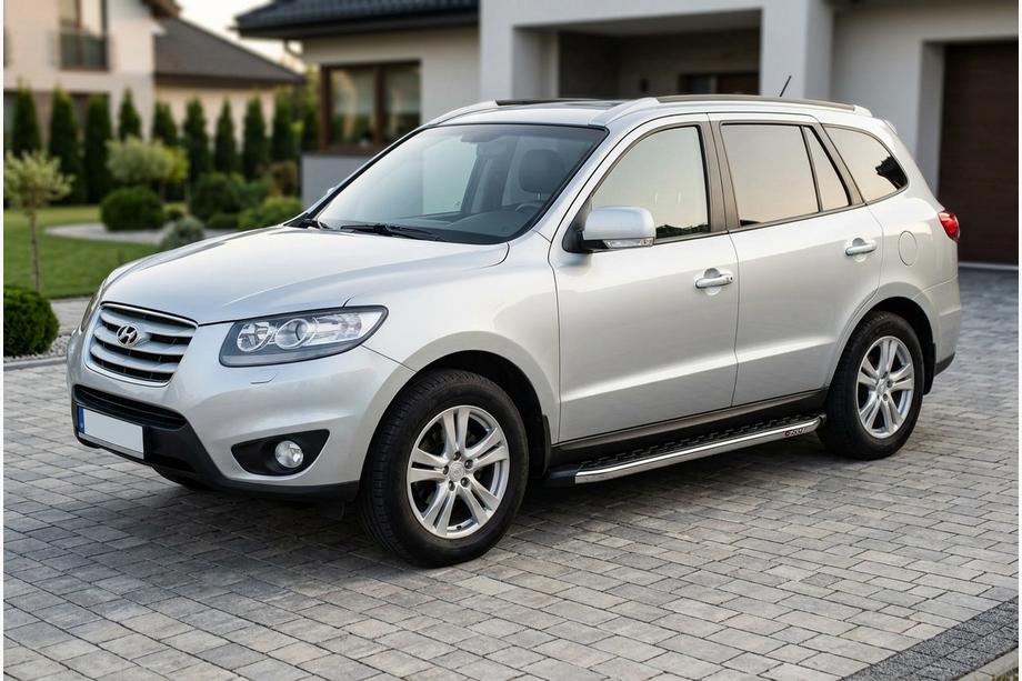Hyundai Santa Fe 2 2006-2012 Trittbretter BlackLine (2 Stk, Aluminium) Image