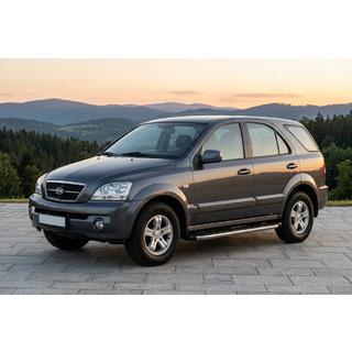 Trittbretter BlackLine (2 Stk, Aluminium) Kia Sorento I BL 2002-2009 Foto 1