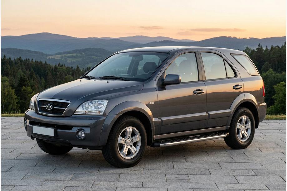 Kia Sorento I BL 2002-2009 Trittbretter BlackLine (2 Stk, Aluminium) Image