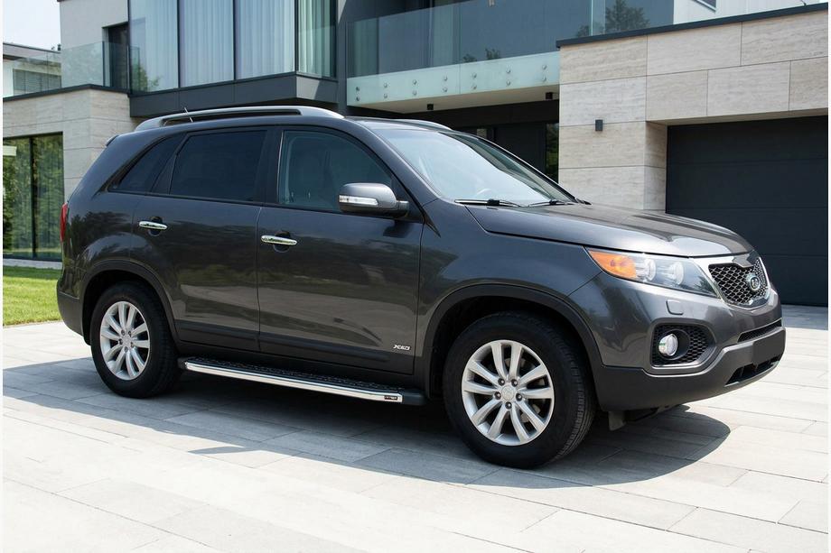 Kia Sorento II XM 2009-2014 Trittbretter BlackLine (2 Stk, Aluminium) 2013-2016 Image