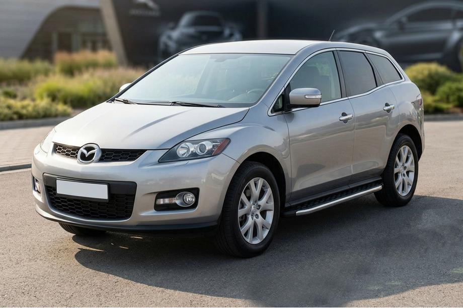 Mazda CX-7 2006-2012 Trittbretter BlackLine (2 Stk, Aluminium) Image