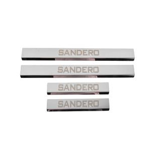 Carmos V3 Einstiegsleisten (4 Stk., Edelstahl) Renault Sandero 2013-2022 Foto 1