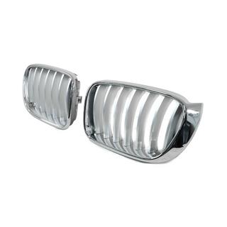 Nierengrills 1Bar (2014-2018, grau mit Chromrahmen) BMW X3 F25 2011-2018 Foto 3