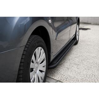 Seitliche Trittbretter Premium Black (2 Stk., Edelstahl) Citroen Berlingo 2008-2018 Foto 1