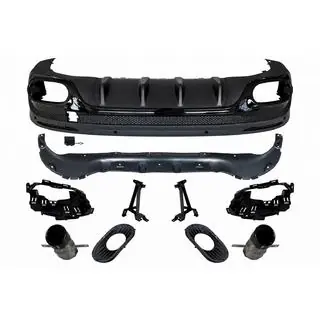 Heckdiffusor mit Endrohrblenden (Design AMG GLB35 2024)