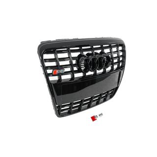 Frontgrill S-Style (schwarz) Audi A6 C6 2004-2011 Foto 3