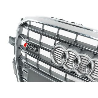 SQ-Style Kühlergrill vorne (2012-2017, grau mit Chrom) Audi Q5 2008-2017 Foto 4