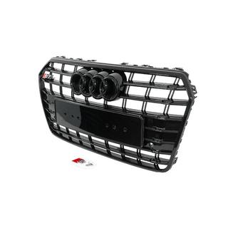 Frontgrill S-Style (2015-2018, schwarz) Audi A7 2010-2018 Foto 2