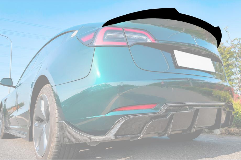 Tesla Model 3 2017- Fast Spoiler (für 2017-2023) Image