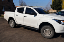 Fiat Fullback 2016- Seitenschweller / Trittbretter Premium (2 Stk., Edelstahl) Black Foto 2