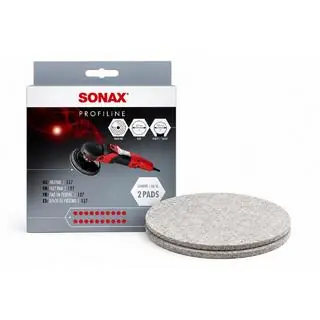 Filz-Polierscheibe weiß, Set 2 Stk., 127 mm Sonax Foto 1