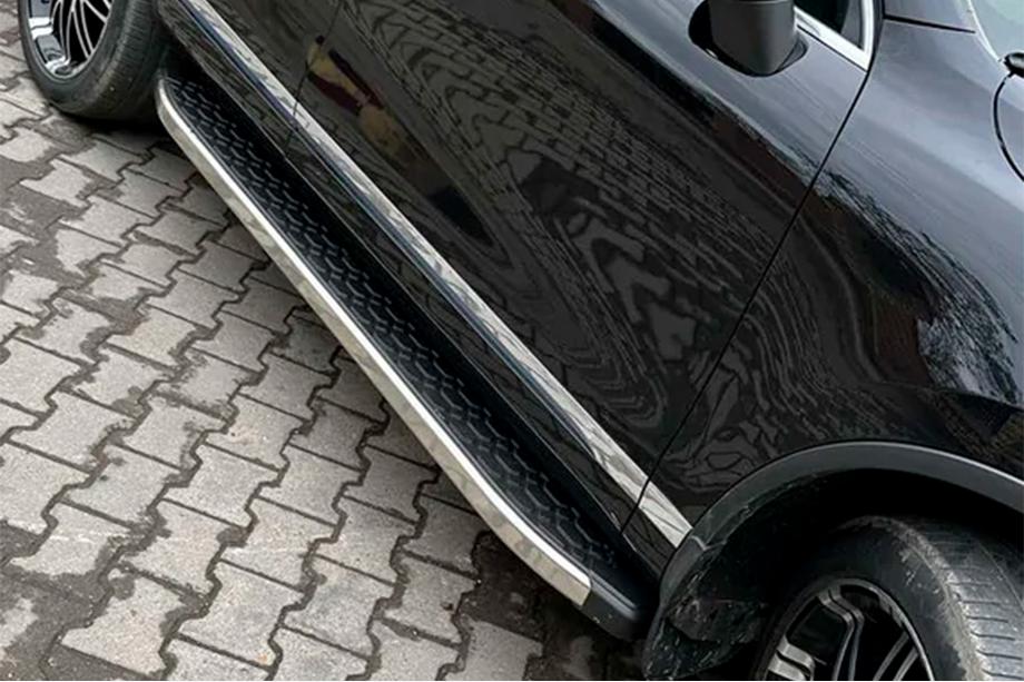 Volkswagen Touareg 2010-2018 Trittbretter BlackLine (2 Stk, Aluminium) Foto 3
