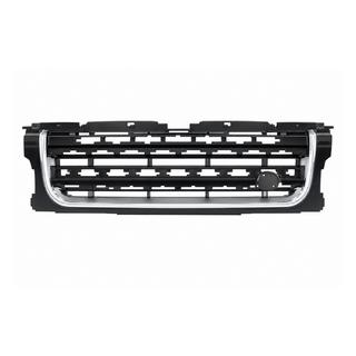 Kühlergrill komplett schwarz / silberne Zierleiste (2014) Land Rover Discovery III 2004–2009
