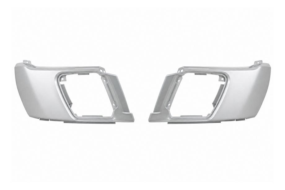 Range Rover Evoque 2012-2018 Silberne Zierblende für Auspuffendrohre am Heckstoßfänger Dynamic Foto 1