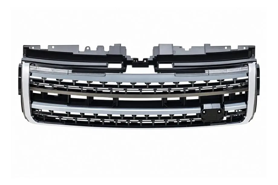 Range Rover Evoque 2012-2018 Schwarzer Kühlergrill mit silbernen Einsätzen (2016) Image