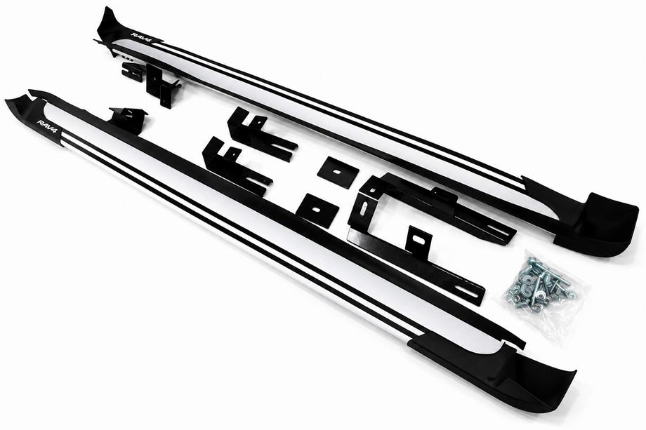 Toyota Rav 4 2013-2018 Seitenschweller OEM V4 Silver (2016-2018, 2 Stk., Aluminium) Foto 3