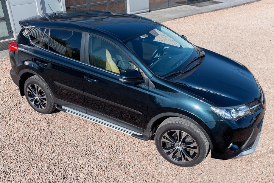 Toyota Rav 4 2013-2018 Seitenschweller OEM V4 Silver (2016-2018, 2 Stk., Aluminium) Foto 2